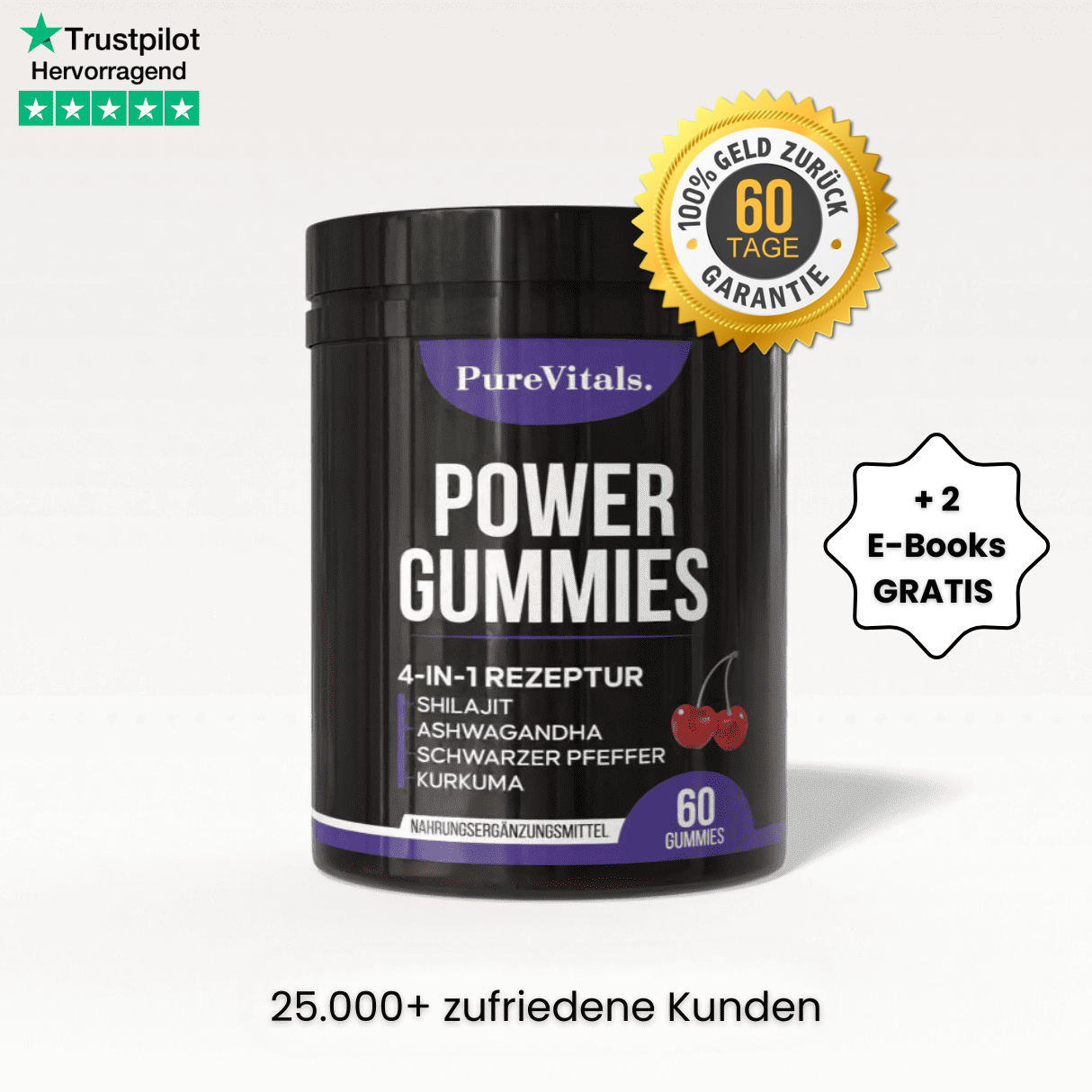 Shilajit Power Gummies - Für ein intesiveres Erlebnis - Vaultrys