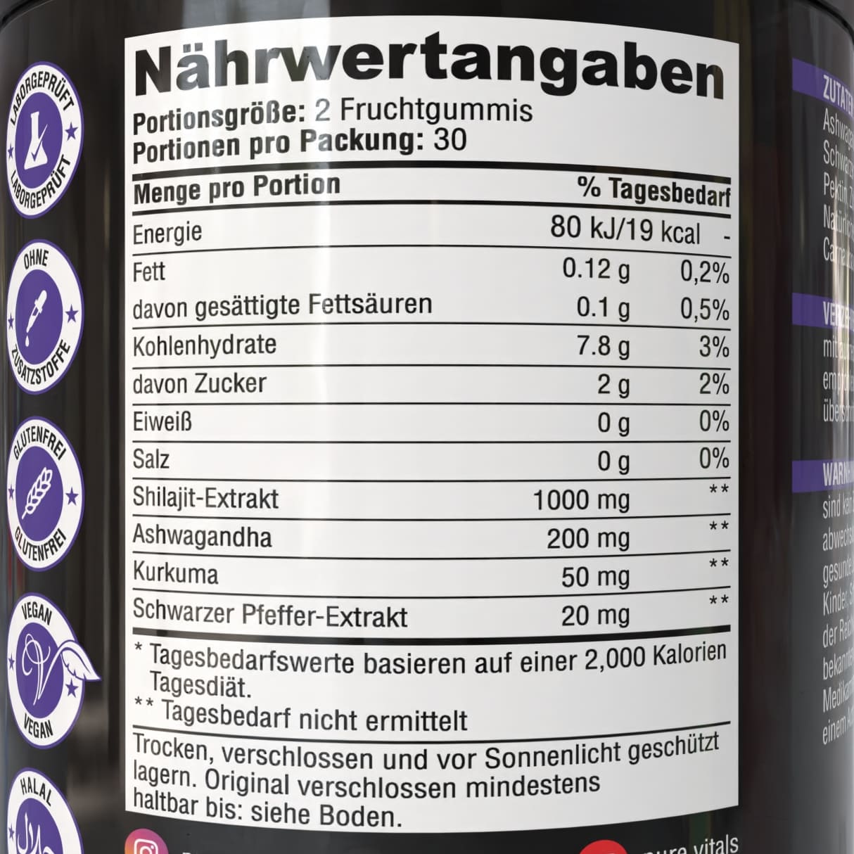 Shilajit Power Gummies - Für ein intesiveres Erlebnis - Vaultrys